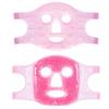 Cooling Face Eye Mask Ice Pack Reduce Facial Puff, Dark Circles, Hot Cold Compress Pack, Face SPA Gift for Woman Sleeping, Pressure, Headaches, Skincare, Post Laser Cosmetic Care, Reversible view 1