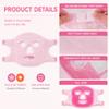 Cooling Face Eye Mask Ice Pack Reduce Facial Puff, Dark Circles, Hot Cold Compress Pack, Face SPA Gift for Woman Sleeping, Pressure, Headaches, Skincare, Post Laser Cosmetic Care, Reversible view 3