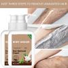 Body Unhair Cream,Body Unhair Hair Removal Cream,Coconut Hair Removal Creams,Coconut Oil & Plant Mint,Gentle Creams for Legs,Arms,Underarms view 3