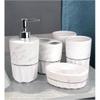 ZSRUIKJN Marble Bathroom Five-piece Kit Gargle Cup Toiletry Set view 2