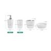 ZSRUIKJN Marble Bathroom Five-piece Kit Gargle Cup Toiletry Set view 3