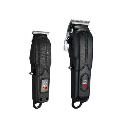 Electric Charging Pusher Adult Carving Scissors Home Barber Digital Display