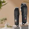 Electric Charging Pusher Adult Carving Scissors Home Barber Digital Display view 3