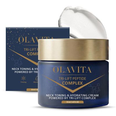 Olavita Tri-lift Peptide Complex Cream,Neck Firming Moisturizer (1PCS)