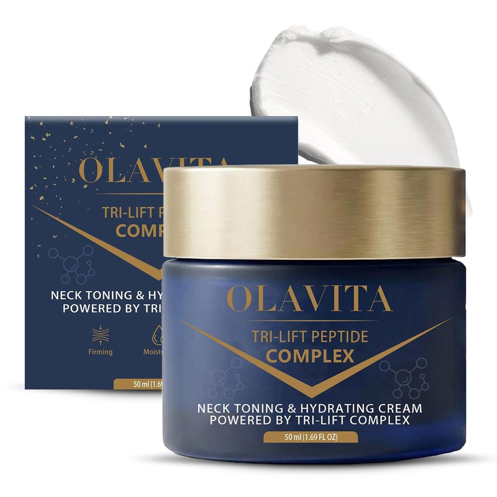 Olavita Tri-lift Peptide Complex Cream,Neck Firming Moisturizer (1PCS)
