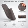 5Pcs Disposable Linen Slippers, Travel Guest Anti-skid Hotel Spa Shoes view 4