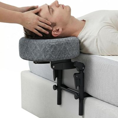 BVXVCB Massage Headrest for Bed, Massage Face Cradle at Home, Adjustable 18" Height Massage Head Holder for Sleeping Mattress, Comfortable Face Down Pillow After Eye Surgery