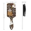 Coffee Theme Air Cushion Hair Brush With Nylon Pins, Scalp Massage for All Hair Types view 2