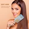 Footprints INthe Sand Air Cushion Hair Brush With Nylon Pins, Scalp Massage for All Hair Types view 4
