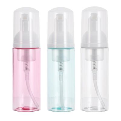 BETOOKY Travel Foam Pump Bottles for Skincare Mousse and Lash Shampoo 3pcs 60ml Refillable Plastic Mousse Dispensers Portable Foaming Bottles for Home and Gym Use