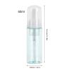 BETOOKY Travel Foam Pump Bottles for Skincare Mousse and Lash Shampoo 3pcs 60ml Refillable Plastic Mousse Dispensers Portable Foaming Bottles for Home and Gym Use view 2