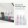 BETOOKY Travel Foam Pump Bottles for Skincare Mousse and Lash Shampoo 3pcs 60ml Refillable Plastic Mousse Dispensers Portable Foaming Bottles for Home and Gym Use view 3