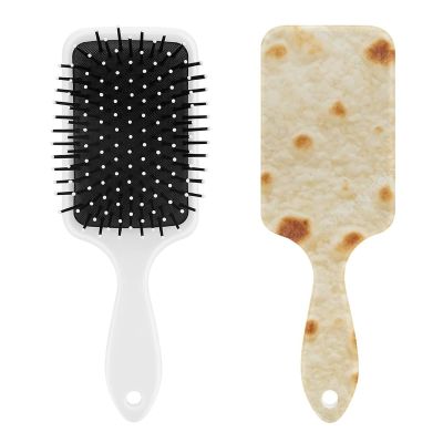 Burritos Air Cushion Hair Brush With Nylon Pins, Scalp Massage for All Hair Types