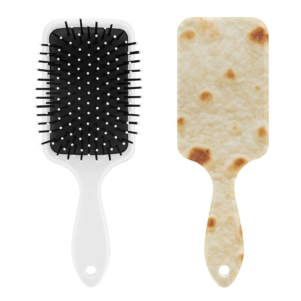 Burritos Air Cushion Hair Brush With Nylon Pins, Scalp Massage for All Hair Types