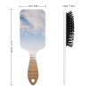 Foot Printsin The Sand Poem Air Cushion Hair Brush With Nylon Pins, Scalp Massage for All Hair Types view 2