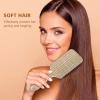 Wicker Air Cushion Hair Brush With Nylon Pins, Scalp Massage for All Hair Types view 4