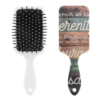 Serenity Prayer OnBeach Characters Air Cushion Hair Brush With Nylon Pins, Scalp Massage for All Hair Types