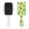 Super Cute Green Avocados Air Cushion Hair Brush With Nylon Pins, Scalp Massage for All Hair Types view 1