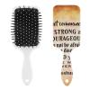 Joshua Be Strong And Courageous, Bible Verse Air Cushion Hair Brush With Nylon Pins, Scalp Massage for All Hair Types view 1