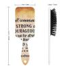 Joshua Be Strong And Courageous, Bible Verse Air Cushion Hair Brush With Nylon Pins, Scalp Massage for All Hair Types view 2