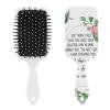 IsaiahFear Not For I Have Redeemed You, Bible Verse Wall Art Air Cushion Hair Brush With Nylon Pins, Scalp Massage for All Hair Types view 1