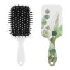 Fresh Sage Green White Air Cushion Hair Brush With Nylon Pins, Scalp Massage for All Hair Types view 1