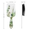 Fresh Sage Green White Air Cushion Hair Brush With Nylon Pins, Scalp Massage for All Hair Types view 2