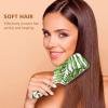Tropical Leaves Palms Air Cushion Hair Brush With Nylon Pins, Scalp Massage for All Hair Types view 4