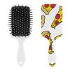 Pizza Slice Air Cushion Hair Brush With Nylon Pins, Scalp Massage for All Hair Types view 1