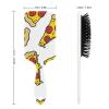 Pizza Slice Air Cushion Hair Brush With Nylon Pins, Scalp Massage for All Hair Types view 2