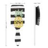 Black Stripes Cartoon Pineapple Air Cushion Hair Brush With Nylon Pins, Scalp Massage for All Hair Types view 2
