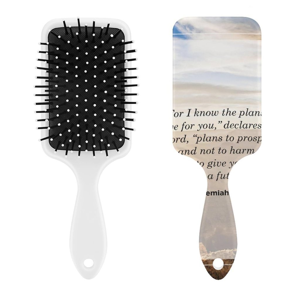 Jeremiah Air Cushion Hair Brush With Nylon Pins, Scalp Massage for All Hair Types