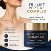 SDUQULK Tri-Lift Peptide Complex Cream, 3.38OZ/100ml, Neck Firming Cream, Neck & Dcollet Moisturizer with Peptide Complex and Centella Asiatica, Supports Fine Line Appearance & Hydration (3) view 2