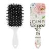 'His Eyes Are on The Sparrow Air Cushion Hair Brush With Nylon Pins, Scalp Massage for All Hair Types view 1