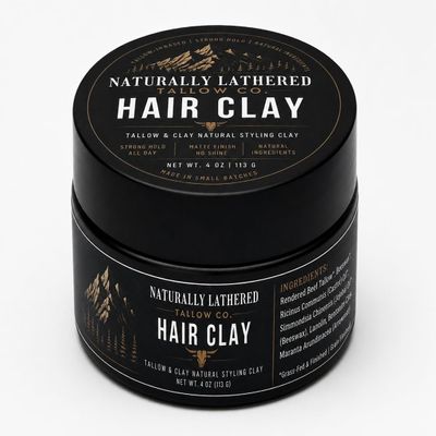 NATURALLY LATHERED Tallow Co. Hair Clay, 113 g