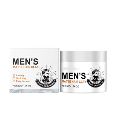 Viareline Men's Matte Hair Clay for Sculpting and Styling, 50g