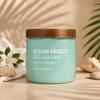 Shea Sugar Scrub Ocean breeze- Pack 2-Exfoliating Body Scrub with Jasmine & Vitamin E Hydrating & Smoothing Skin 18 oz (2) view 2