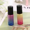 SKISUNO 15pcs 5ml Glass Roller Bottles Set Leak-proof Refillable Roll-on Bottles for Essential Oils Perfume Travel and Home Use Gradient Color Stylish Roller Ball Containers Random Color view 3