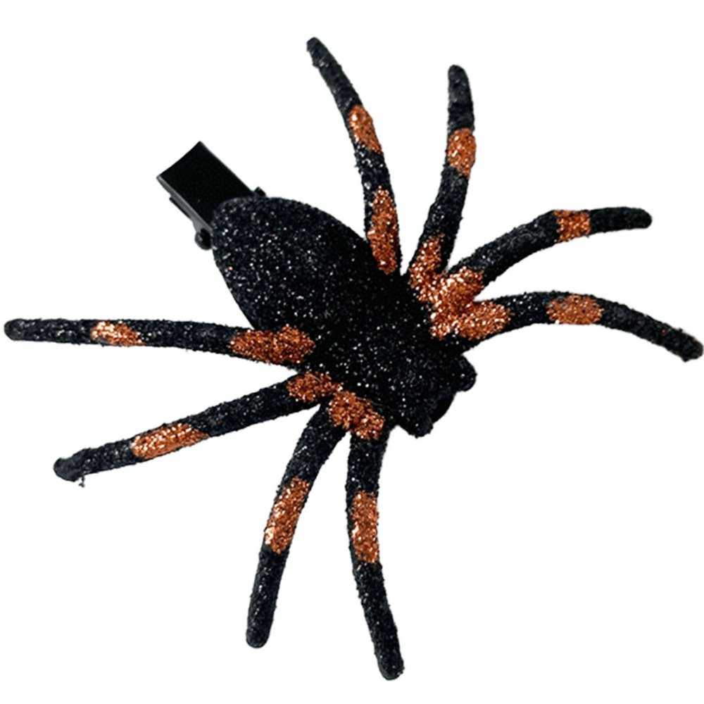 Glimmering Arachnid Shape Hair Barrettes Lightweight Hairpin Hair Accessories for Costumes Everyday Wear Realistic Arachnid Accessory