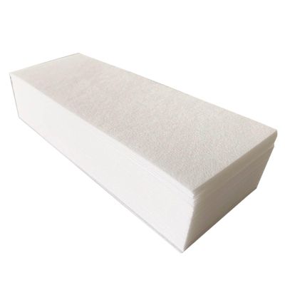 300 Pcs Non Woven Facial Wax Strips for All Skin Type, 7.8''x 2.8'' Natural Large Tear-Resistant Soft Waxing Strips for Women,Hypoallergenic Facial Wax Strips for Face,Eyebrow,Body,Facial,Bikini