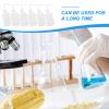 SHINYPASING 6pcs Plastic Wash Bottles 250ml Refillable Squeeze Bottles with Nozzle Caps White Scale Wash for Lab Cleaning and Washing view 3