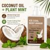 Ice Cool Body Unhair Cream, Gentle Body Hair Remover with Coconut Oil & Mint, Smooth Skin Depilatory Cream, 150ml (1) view 2