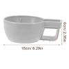 HEANUJJ Reusable Men Shaving Soap Bowl with Large Capacity Sturdy Pp Material Handheld Small Shaving Container for Foam and Travel view 2