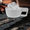 HEANUJJ Reusable Men Shaving Soap Bowl with Large Capacity Sturdy Pp Material Handheld Small Shaving Container for Foam and Travel view 4
