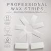 80 Piece Mini Non Woven Wax Strips (No Wax) for FaceHair Removal Wax Paper Facial Strips for Women Men - Small(1.5 x 3.8 Inch) view 3