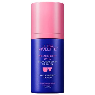 Ultra Violette Preen Screen SPF 50, Facial Sunscreen Mist (50ml / 1.7 fl oz)