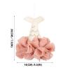 SMASOLO 3pcs Mermaid Tail Mesh Shower Balls Bath Accessories with Quick-Dry Lanyard Design for Gentle Exfoliating and Foaming Suitable for Home and Travel Candy Shades view 2