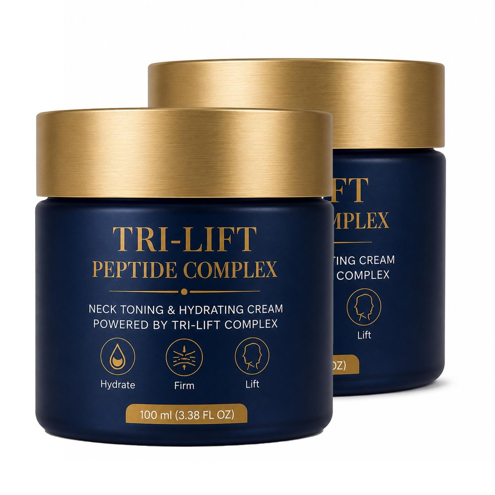 Ykova Tri-Lift Peptide Complex Cream, Multi-Peptide Moisturizer for Neck & Dcollet, Hydrates, Smooths & Supports Firmer-Looking Skin, 3.38 Fl Oz