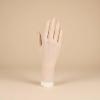 KQFCAZRE Bendable Hand Easy to Clean Articulated Female Practice Hand Assembled-in Bones Practice Tool for Beginners, Students, Photography Prop, Left Hand, Dark Skin Tone view 3