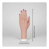 KQFCAZRE Bendable Hand Easy to Clean Articulated Female Practice Hand Assembled-in Bones Practice Tool for Beginners, Students, Photography Prop, Left Hand, Dark Skin Tone view 4